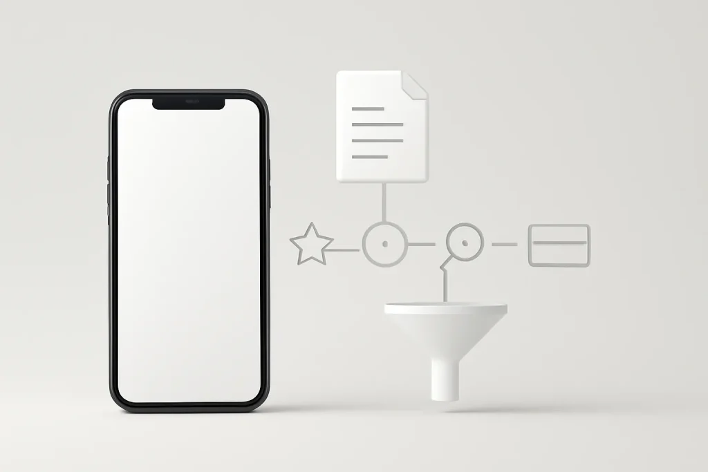 Chrome beta v145 permite importar dados do Safari no Chrome iOS no iPhone 3 Diagrama abstrato do processo de exportar um ficheiro e importar dados do Safari no Chrome iOS.