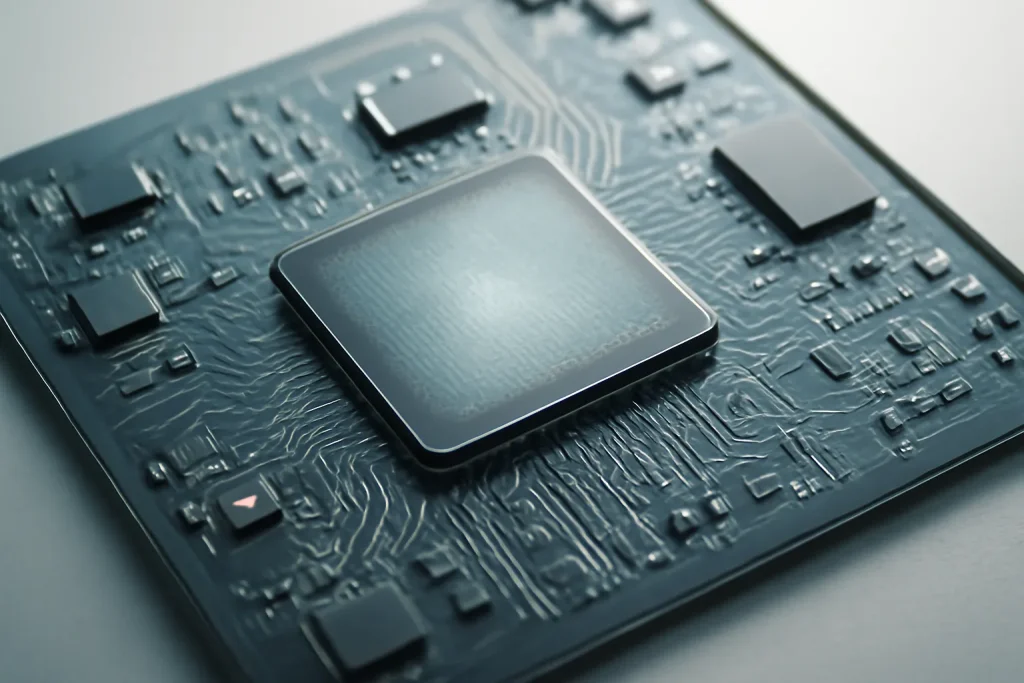 Samsung Galaxy A57 vs Galaxy A56: Exynos 1680 e poucas mudanças 3 Samsung Galaxy A57 vs Galaxy A56: chip genérico em destaque a simbolizar eficiência e desempenho