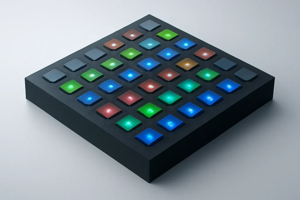 Representação de píxeis autoemissivos num ecrã OLED (melhores portáteis OLED 2026).