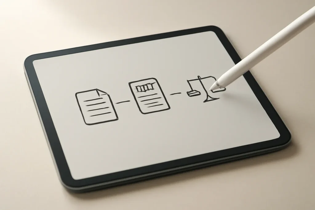 review Apple Pencil iPad: metáfora visual de notas, marcação de PDFs e desenho, com equilíbrio custo-benefício.