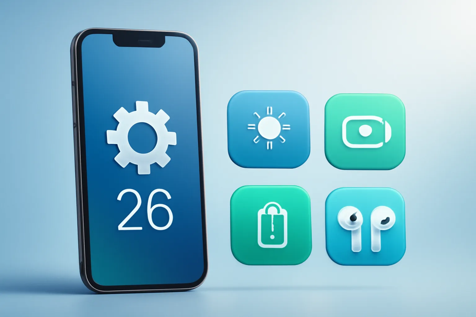 Definições iOS 26 iPhone: ajustes úteis de ecrã, bateria e AirPods