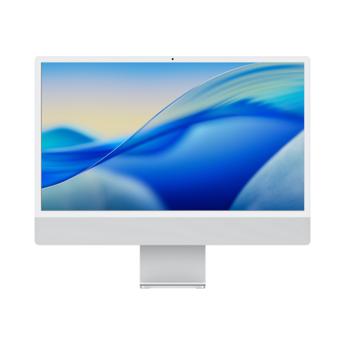 Apple iMac (Retina 4.5K, 24" 2021, 2 TBT3, M1) Prateado Recondicionado Grau A
