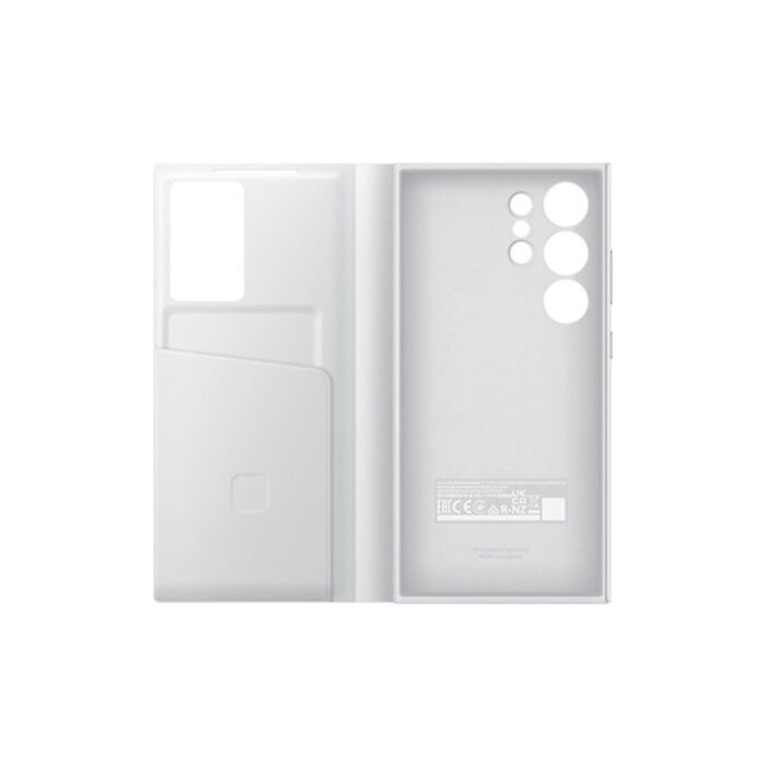 Samsung Galaxy S24 – Smart View Wallet Case – Black / Grau Premium