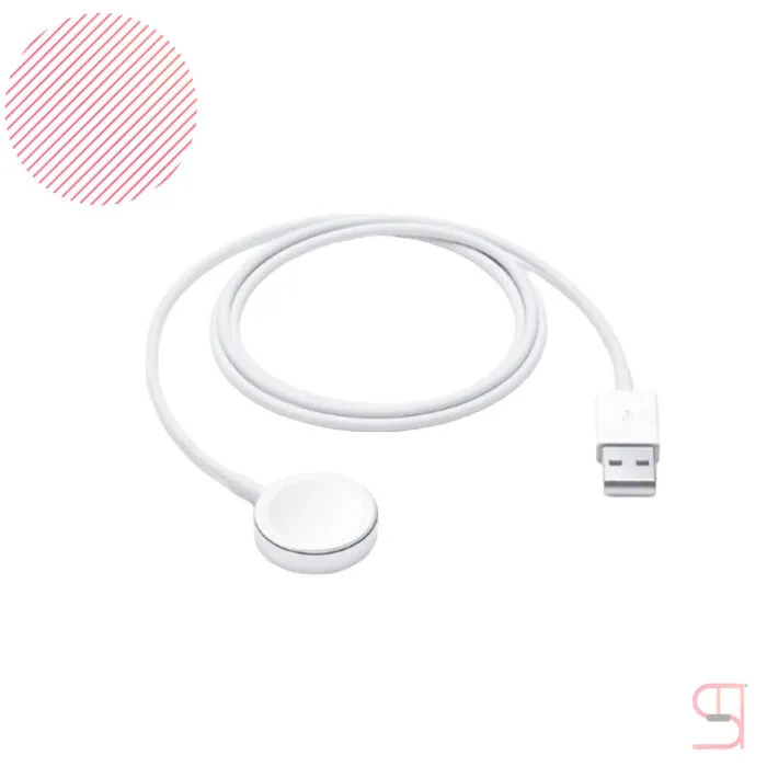 Various Galaxy Watch Magnetic Charger - 1m - USB-A - Up to Watch 3 / Preto / Novo