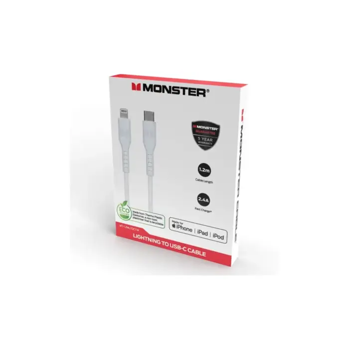 Various USB-C to Lightning Cable 1M / Blanc / Neuf