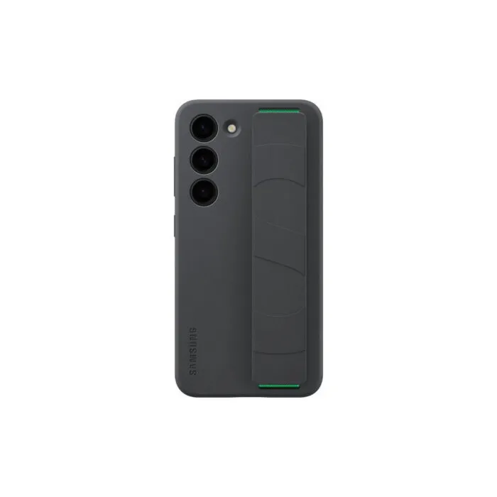 Samsung Galaxy S23 - Silicone Grip Case - White / Grau Premium