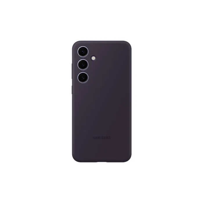 Samsung Galaxy S24 Plus - Silicone Case - Dark Violet / Grau Premium