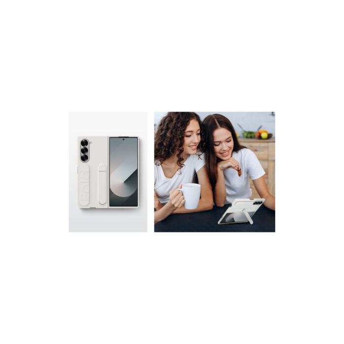 Samsung Galaxy Z Fold6 - Silicone Case - Gray / Grade Premium