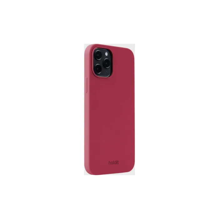 Holdit iPhone 12/12 Pro - Silicone Case - Green / Grau Premium