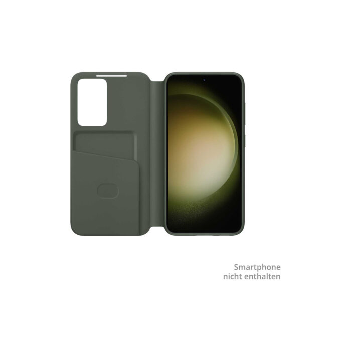 Samsung Galaxy S23 Plus - Smart View Wallet Case - Black / Grade Premium