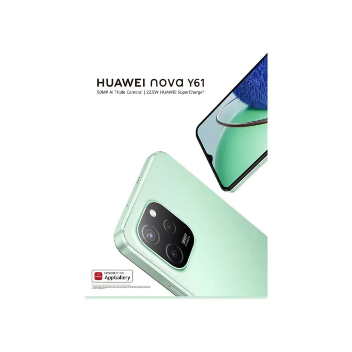 Huawei Nova Y61 128GB DS Preto Recondicionado Grau AB