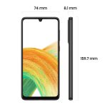 Samsung Galaxy A33 5G 128GB A336B DS Preto recondicionado Grau C Mais - detalhe