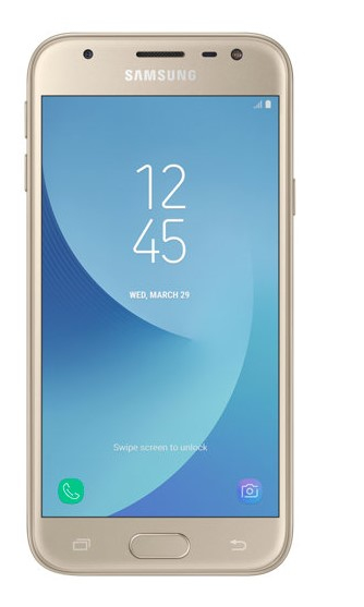 Samsung Galaxy J3 (2017) 16GB J330F / Doré / Grade AB