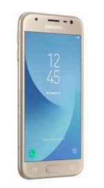 Samsung Galaxy J3 (2017) 16GB J330F DS Dourado recondicionado Grau AB - detalhe