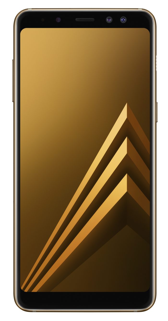 Samsung Galaxy A8 (2018) 32GB A530F DS / Doré / Grade AB