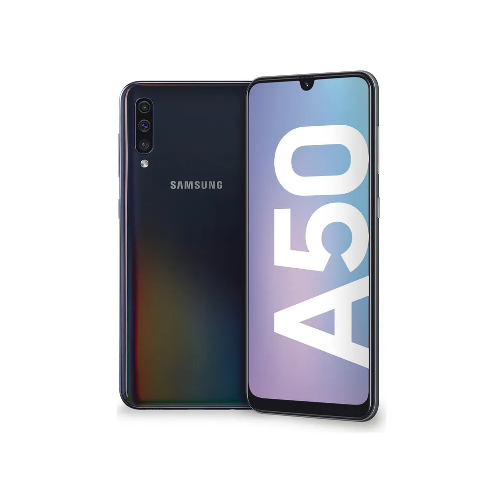 Samsung Galaxy A50 128GB A505FN DS Preto recondicionado Grau C Mais