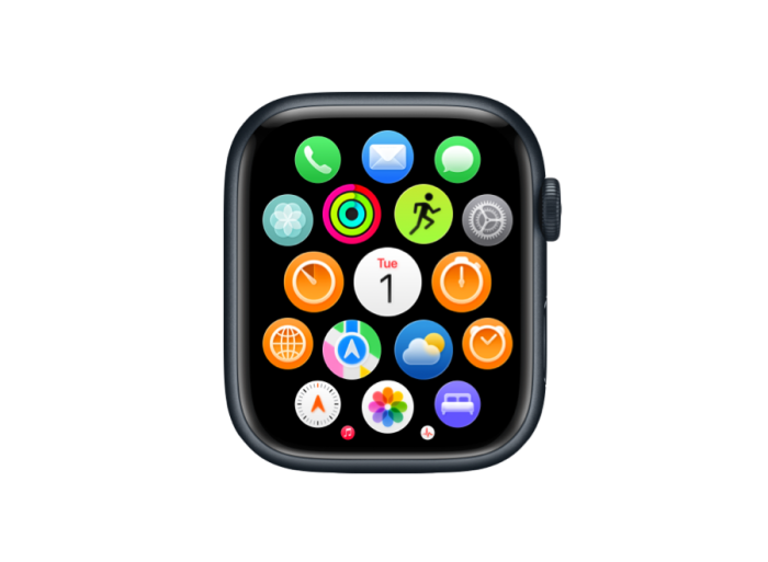 Apple Watch Series 8 45mm GPS+Cellular Aluminum Case / Grau B