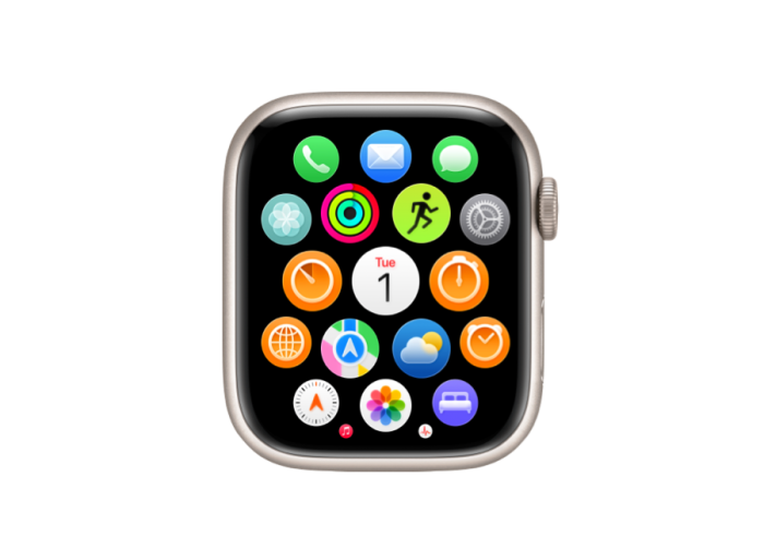 Apple Watch Series 8 41mm GPS Aluminum Case / Grau B