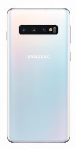 Samsung Galaxy S10 128GB G973F DS Branco recondicionado Grau C Mais - vista traseira