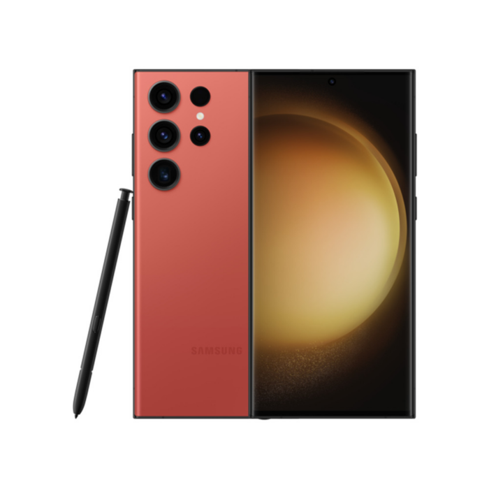 Samsung Galaxy S23 Ultra 5G 512GB S918B 512GB Vermelho recondicionado Grau A