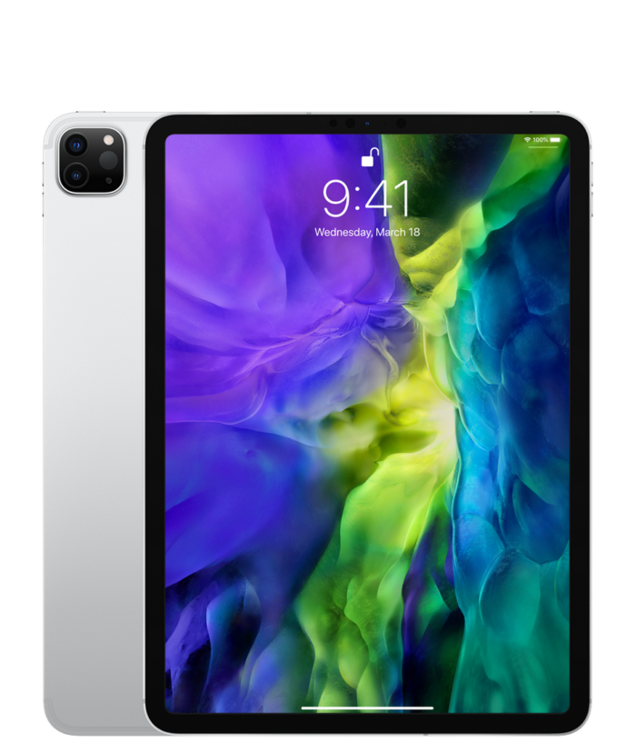 Apple iPad Pro 11" 2nd Gen (2020) 128GB WiFi + Cellular / Argenté / Grade A