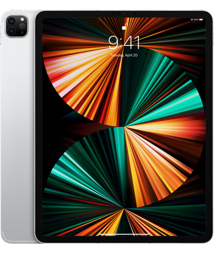 Apple iPad Pro 12.9&Prime; 5th Gen (2021) 256GB WiFi + Cellular / Argenté / Grade B