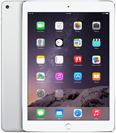Apple iPad Air 9.7" 2nd Gen (2014) 128GB WiFi + Cellular / Argenté / Grade BC