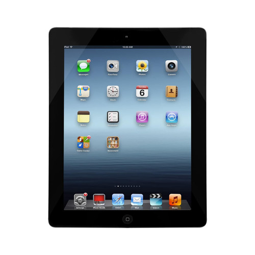 Apple iPad 9.7" 4th Gen (Retina Display) (2012) 16GB WiFi + Cellular / Noir / Grade BC