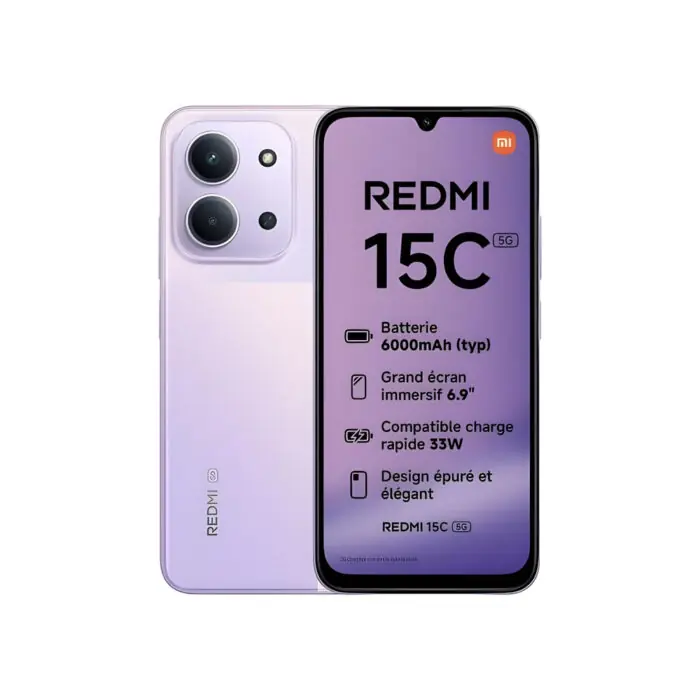 Xiaomi Redmi 15C 5G 128GB / Púrpura / Grado AB