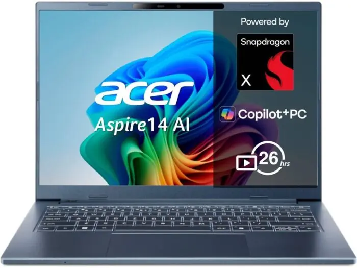 Acer Aspire 14 AI (Quallcomm) 14", Azul