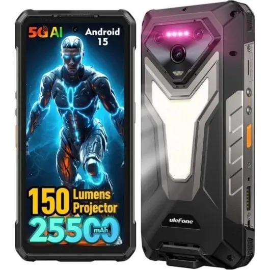 uleFone Armor 34 Pro 5G 512GB, Preto